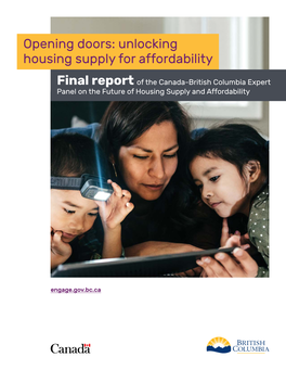 Opening Doors: Unlocking Housing Supply for Affordability