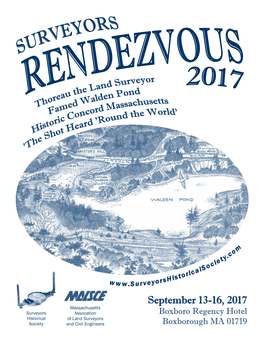 SURVEYORS RENDEZVOUS 2017 September 13