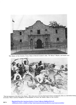 David Crockett – the Alamo