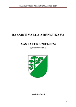 Raasiku Valla Arengukava 2013-2024