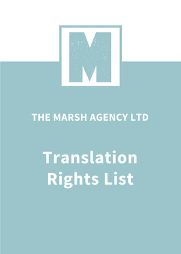 Translation Rights List