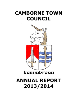 Camborne Town Council Annual Report 2013/2014