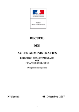 Direction Departementale Des Finances Publiques