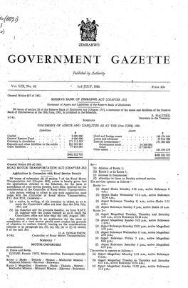 Government Gazette