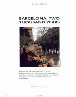 Barcelona, Two T H O U S a N D Years