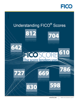 Understanding FICO Scores (PDF)