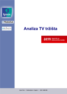 Analiza TV Tržišta