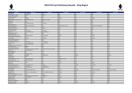 2019 FFA Cup Preliminary Rounds - Strip Report