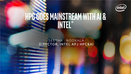 Intel® Xeon® Processor Platform Performance Hardware Plus Optimized Software INFERENCE THROUGHPUT TRAINING THROUGHPUT