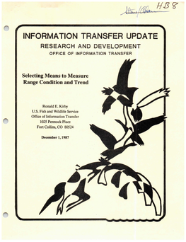 Information Transfer Update Research and Development Office of Information Transfer