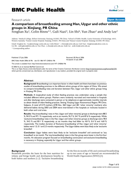 Viewed in Hospitals and After Discharge Were Contacted in Person Or by Telephone at Approximately Monthly Intervals to Obtain Details of Infant Feeding Practices