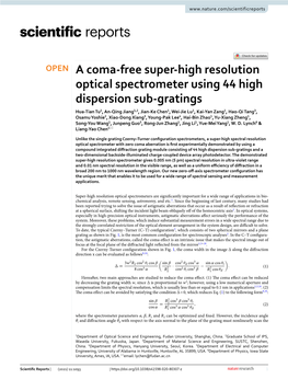 A Coma-Free Super-High Resolution Optical Spectrometer Using 44 High Dispersion Sub-Gratings