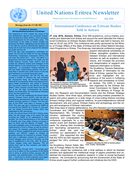 United Nations Eritrea Newsletter