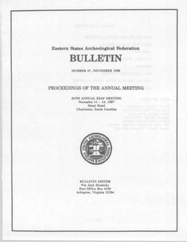 ESAF Bulletin 1988