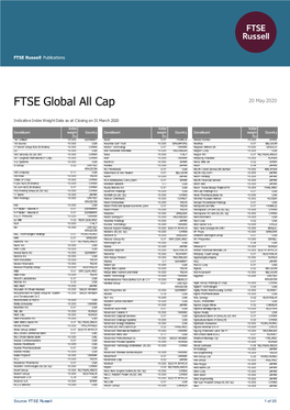 FTSE Publications