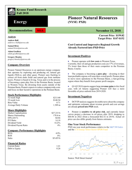 Energy Pioneer Natural Resources