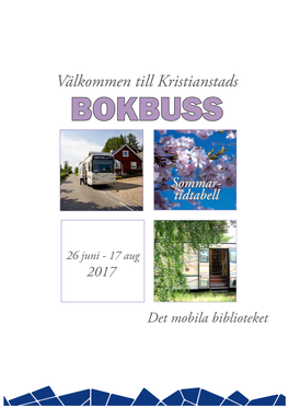 Välkommen Till Kristianstads BOKBUSS
