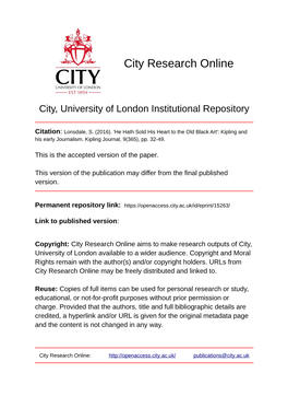 City Research Online