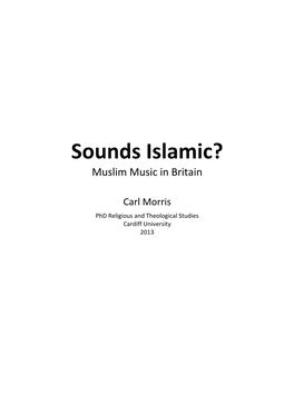 Sounds Islamic? Muslim Music in Britain