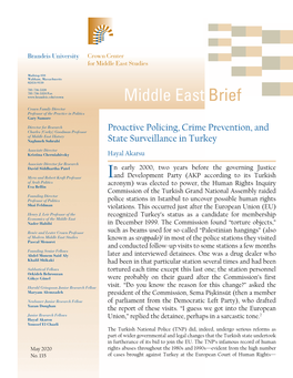 Middle East Brief 94 (Brandeis University, 16 Ayşe Buğra and Çağlar Keyder, “The Turkish Welfare Crown Center for Middle East Studies, July 2015)