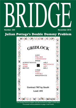 Julian Pottage's Double Dummy Problem