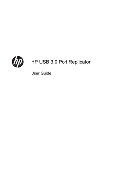 HP USB 3.0 Port Replicator