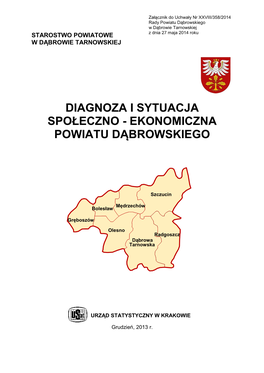 Diagnoza I Sytuacja Społeczno - Ekonomiczna Powiatu Dąbrowskiego