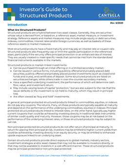 Investor's Guide to Structured Products