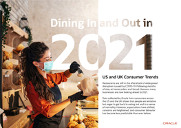 Dining in and out in 2021