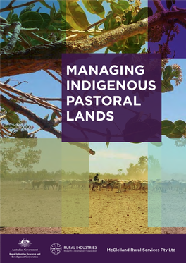 Managing Indigenous Pastoral Lands