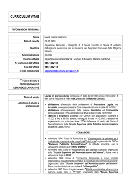 Curriculum Vitae