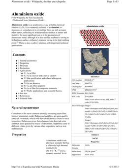 Aluminium Oxide - Wikipedia, the Free Encyclopedia Page 1 of 5