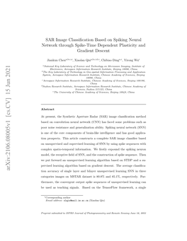 SAR Image Classification Based on Spiking Neural Network