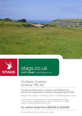 Stags.Co.Uk 01872 264488 | Truro@Stags.Co.Uk