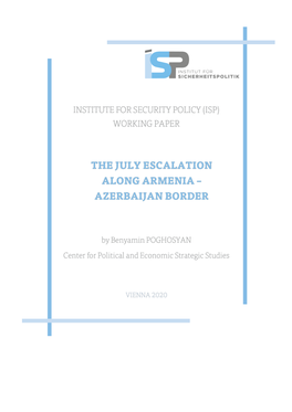 The July Escalation Along Armenia-Azerbaijan Border