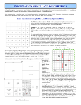 Information About Land Descriptions (PDF)