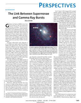 The Link Between Supernovae and Gamma Ray Bursts