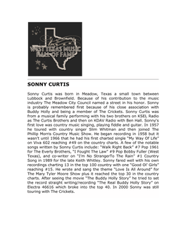 Sonny Curtis