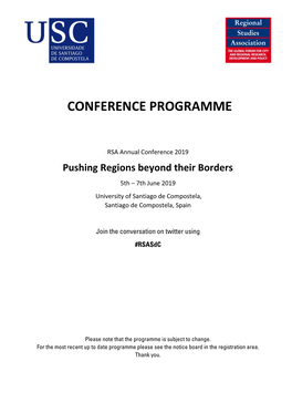 Conference Programme