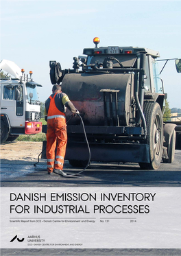 Danish Emission Inventory for Industrial Processes