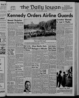 Daily Iowan (Iowa City, Iowa), 1961-08-11