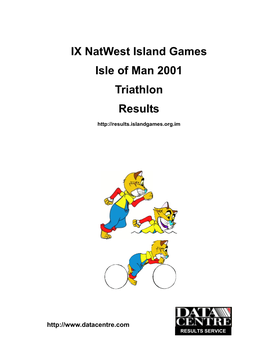 IX Natwest Island Games Isle of Man 2001 Triathlon Results
