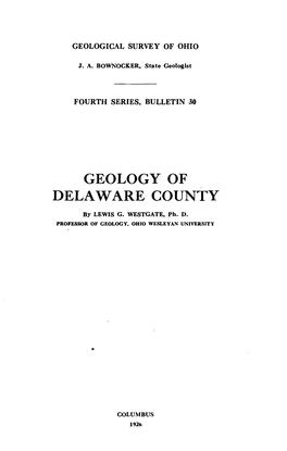 Geology of Delaware County