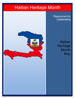 Haitian Heritage Month: Resources for Celebrating