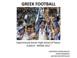 Greek Football