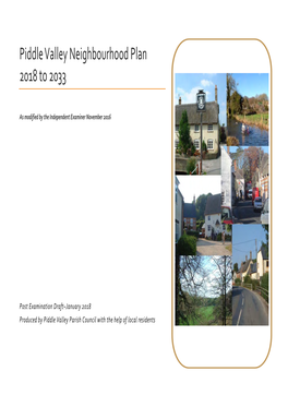 Piddle Valley Neighbourhood Plan 2018 to 2033