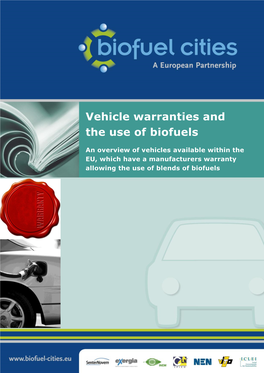 Vehicle Warranties and the Use of Biofuels