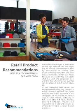 Retail Product Recommendations Remaining Competitive in a Rapidly Changing Industry