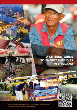 A Citizens' Guide to Energy Subsidies in Thailand