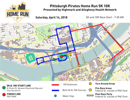 2018 Pirates 5K-10K Course